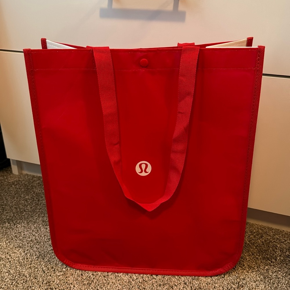 New Large Lululemon Reusable Shopping bag